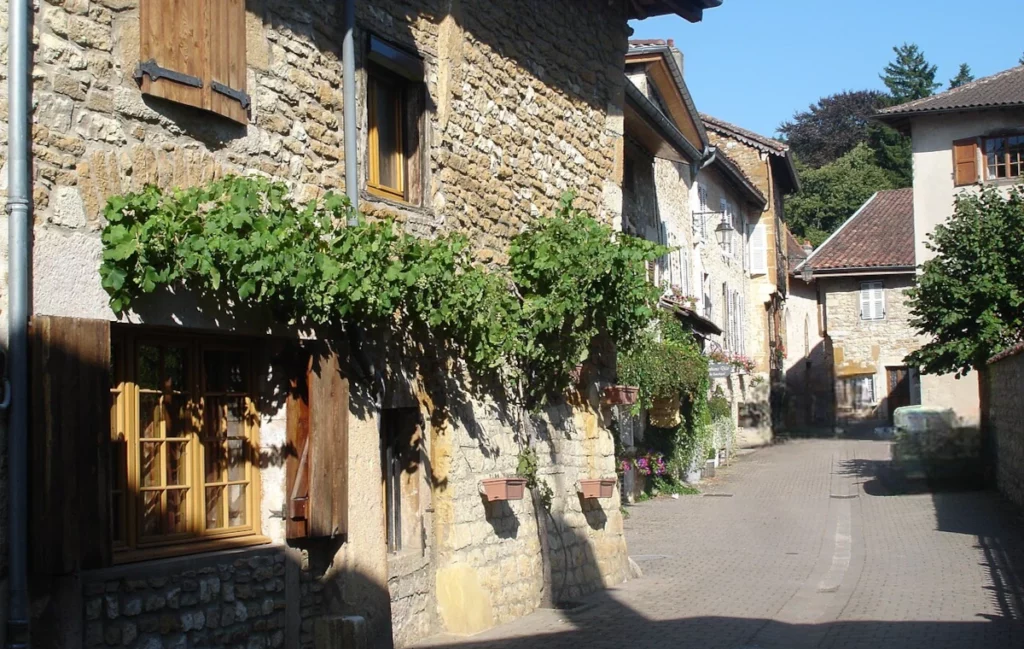 Rue ancienne à Meillonas